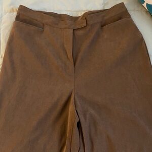 Norton McNaughton womens slacks . Brown size 14 . Lined